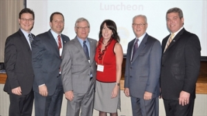 Mayors from the six south Niagara municipalities spoke to a packed crowd at the Italian Canadian Cultural Centre in Port Colborne