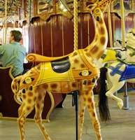 an original four abreast Loof Carousel located in Port Dalhousie